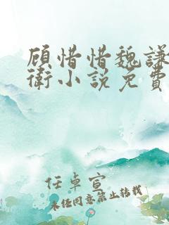 顾惜惜魏谦锦衣卫小说免费阅读