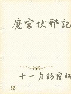 魔宫伏邪记