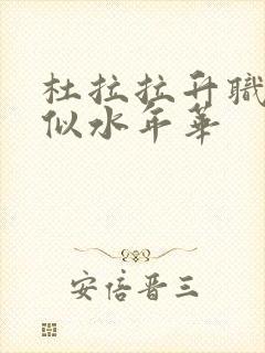 杜拉拉升职记之似水年华