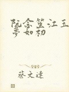 阮念笙江玉楼回梦如初