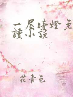 一屋暗灯免费阅读小说