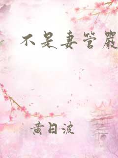 不是妻管严