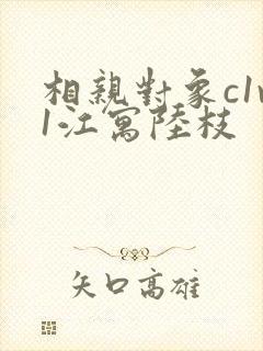 相亲对象c1v1江寓陆枝