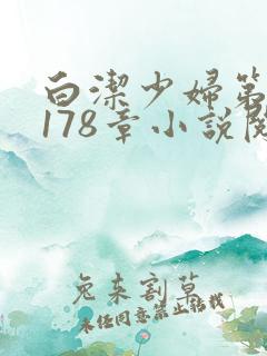 白洁少妇第1一178章小说阅读