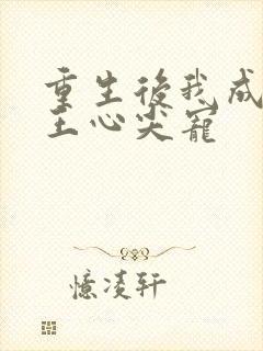 重生后我成了傻王心尖宠