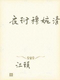 夜衍穆婉清小说
