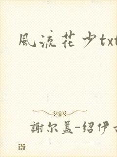 风流花少txt