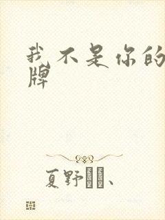 我不是你的乖乖牌