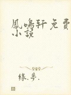凤鸣轩免费言情小说