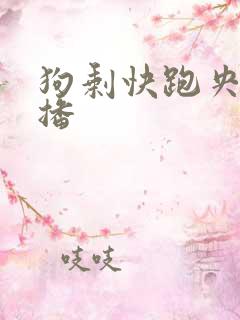 狗剩快跑央八首播