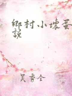 乡村小坏蛋 小说