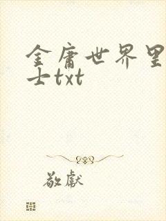 金庸世界里的道士txt