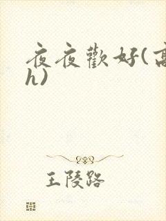 夜夜欢好(高 h)