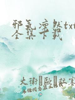 邪气凛然txt全集下载