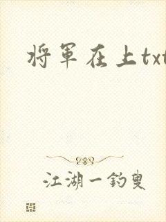 将军在上txt