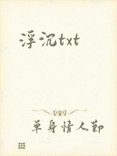 浮沉txt
