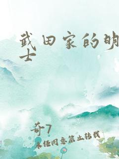 武田家的明国武士