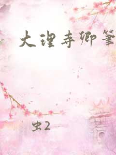 大理寺卿笔趣阁