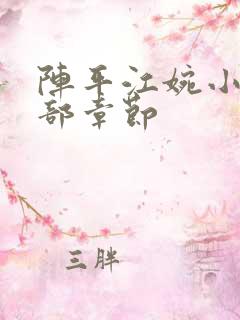 阵平江婉小说全部章节