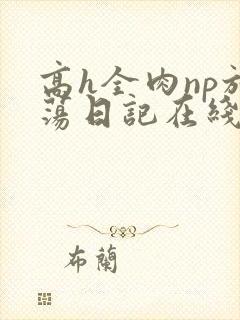 高h全肉np放荡日记在线观看