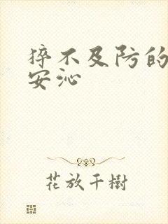 猝不及防的离婚安沁