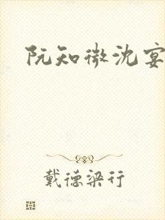 阮知微沈宴电竞