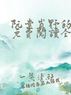 阮棠肖野的小说免费阅读全文