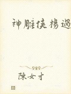 神雕侠杨过后传