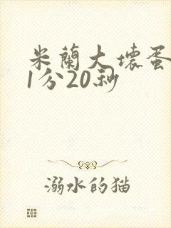 米兰大坏蛋真空1分20秒