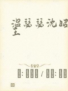 温瑟瑟沈昭摄政王