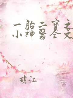 一胎二宝之弃妃小神医全文免费阅读