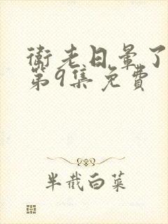 卫老日晕了淑蓉第9集免费