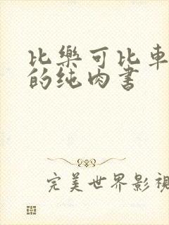 比乐可比车速快的纯肉书