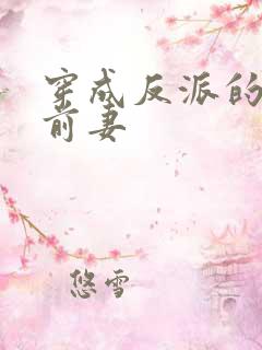 穿成反派的炮灰前妻