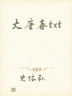 大唐春txt