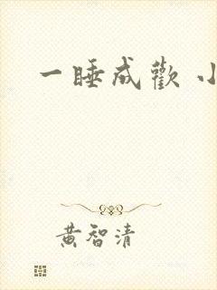 一睡成欢 小说