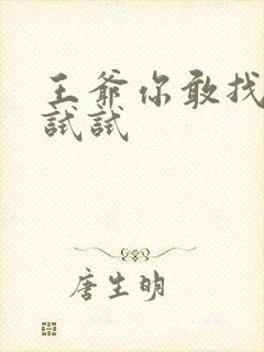 王爷你敢找小三试试