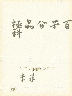 极品公子百度百科