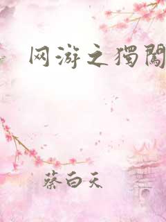 网游之独闯天涯