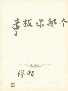 老板你那个太长了