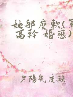 她那么软(军婚 高干 婚恋)完结