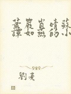 萧严肖晴苏雨溪谭如燕的小说