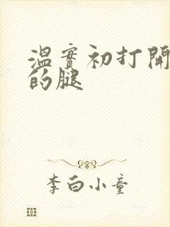 温实初打开眉庄的腿