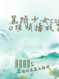 暴躁少女csgo视频播放器推荐