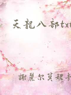 天龙八部txt
