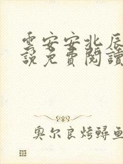 云安安北辰逸小说免费阅读