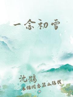 一念初雪