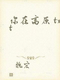 你在高原 txt
