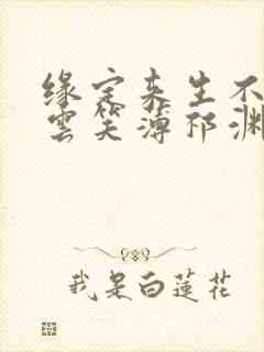 缘定来生不相负云笑薄祁渊