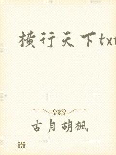 横行天下txt
